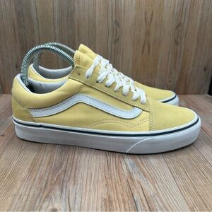 Vans Unisex Old School Men's Yellow Canvas Yellow Sneakers Womens Size 9